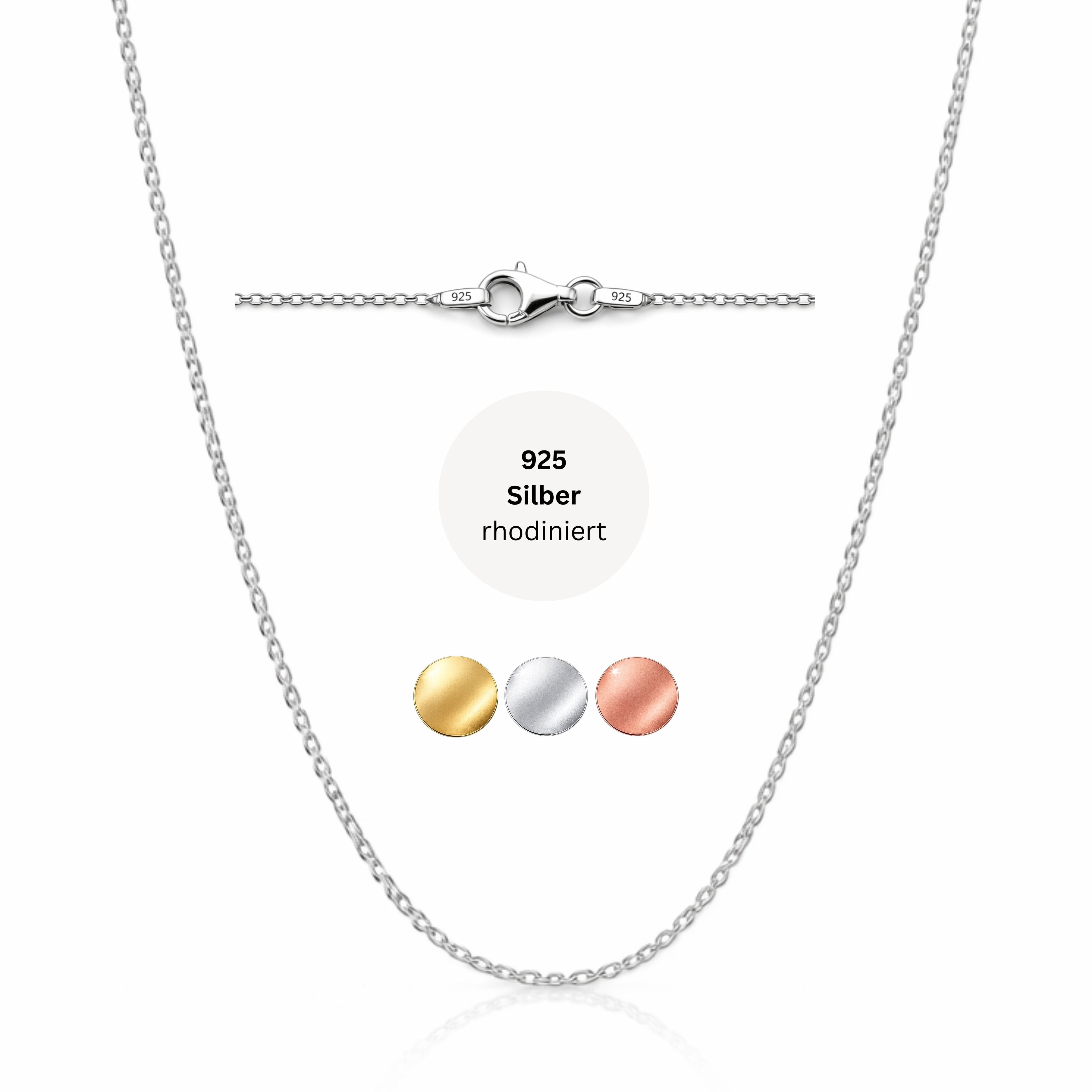 Rundgliederkette 925 Sterling Silber