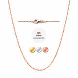 Rundgliederkette 925 Sterling Silber