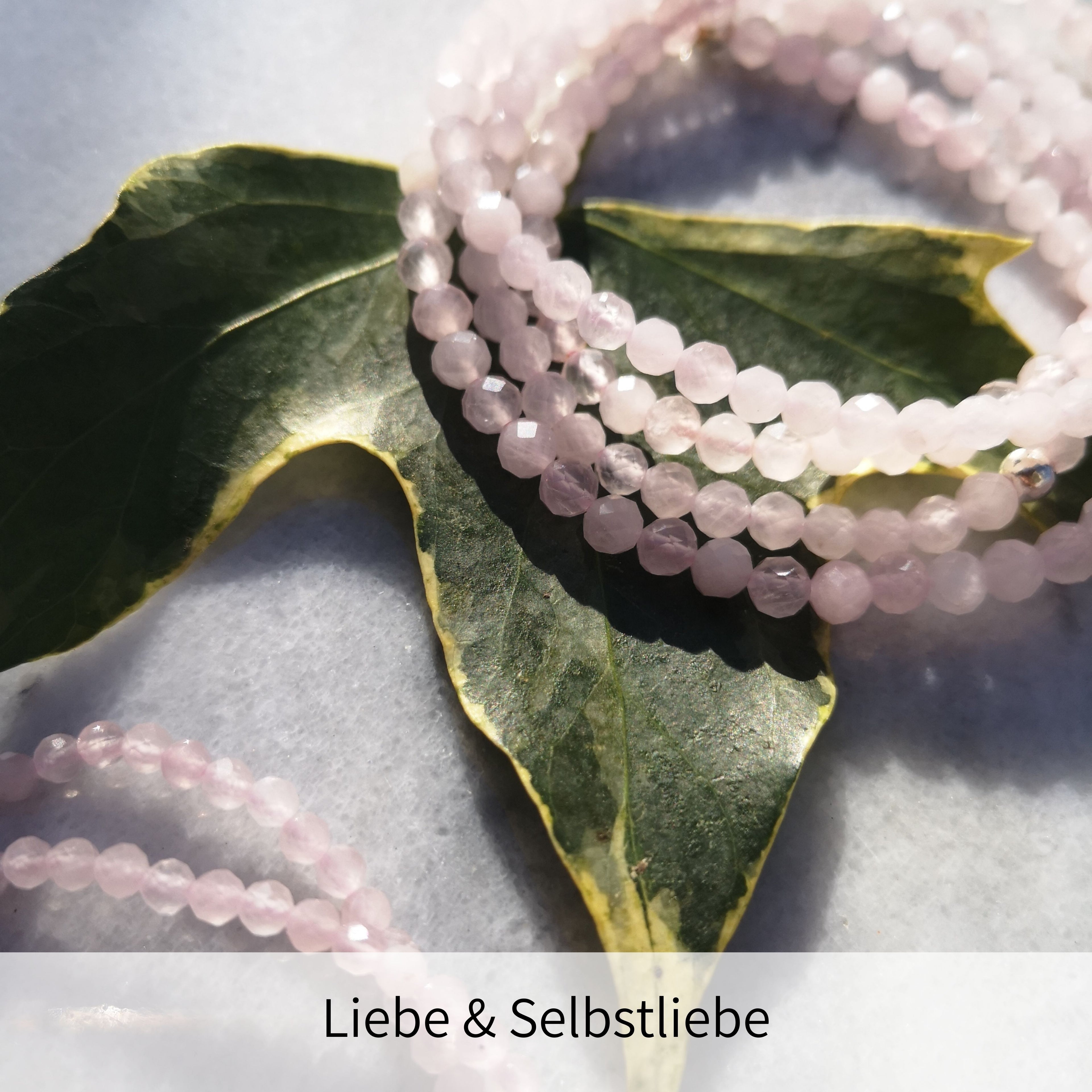 Damen Armband Rosenquarz