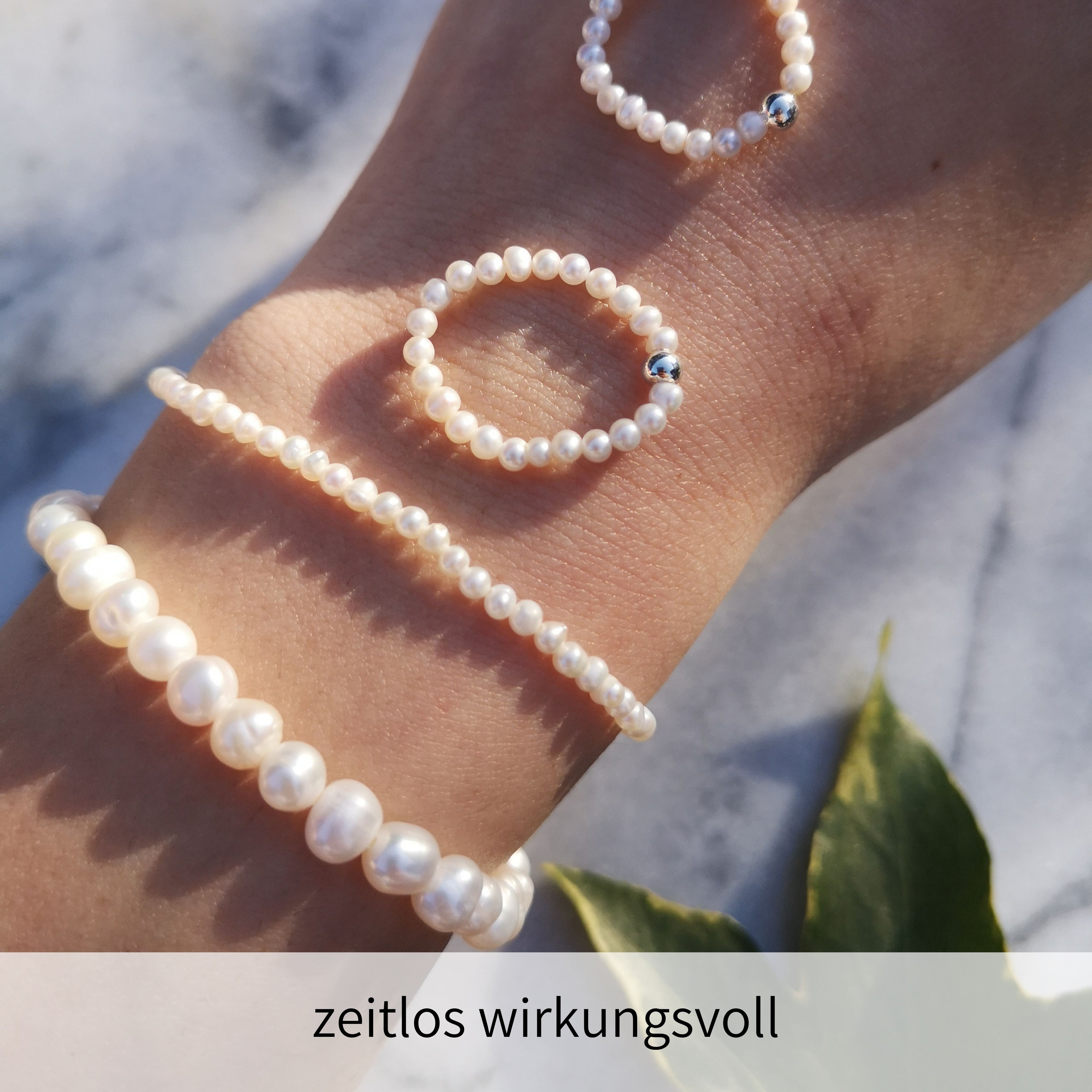 Damen Armband Perle