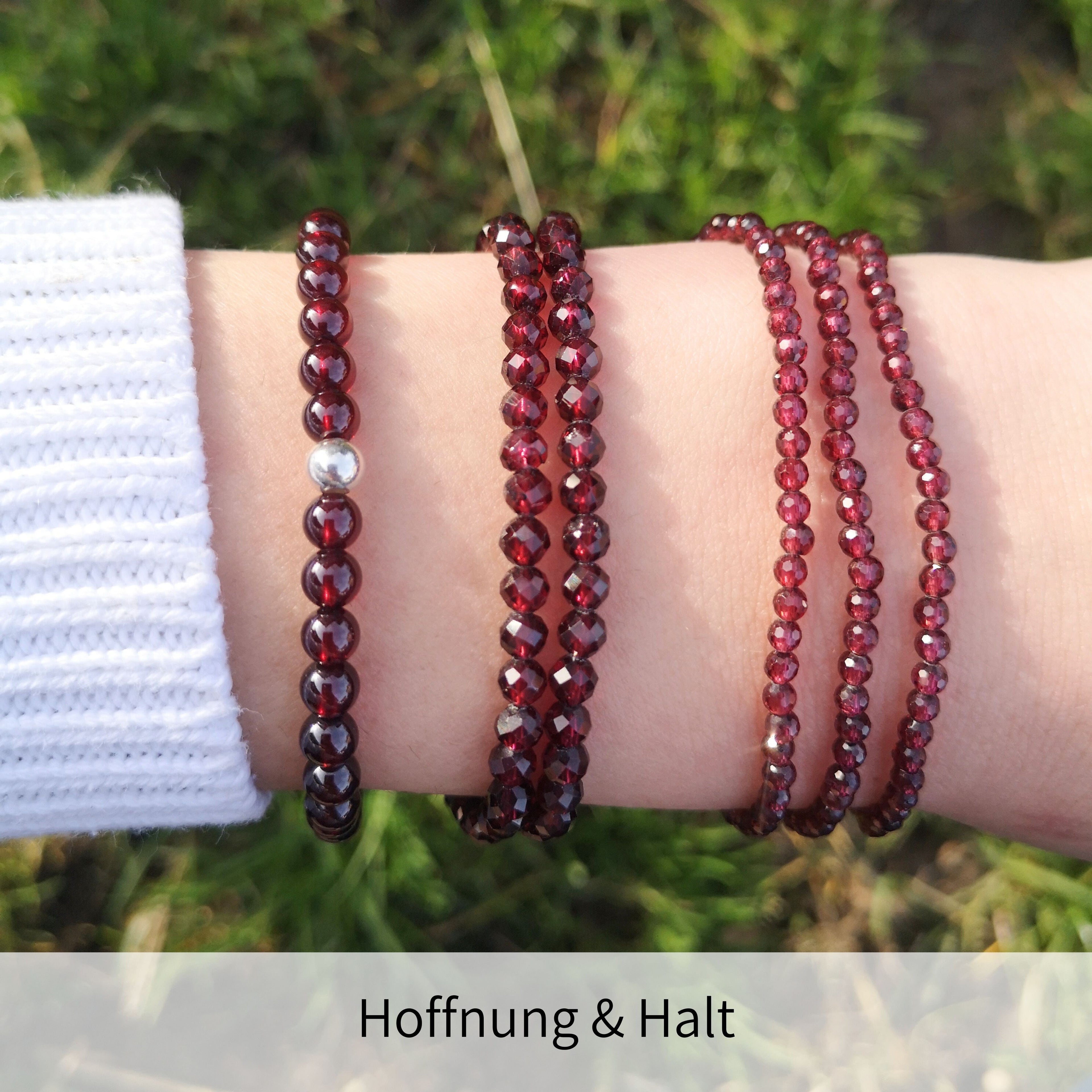 Damen Armband Granat