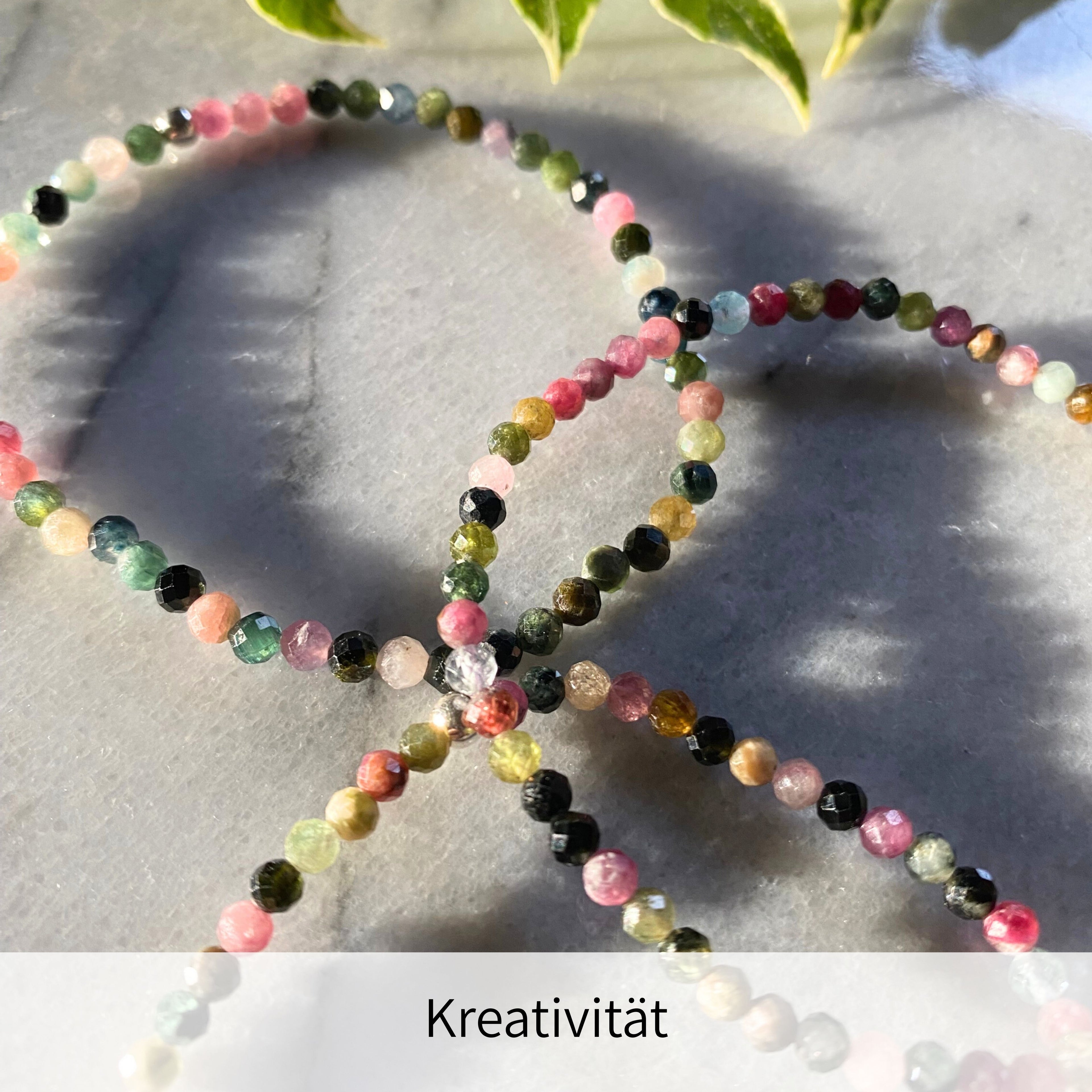 Damen Armband Turmalin bunt