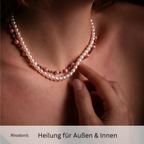 Halskette Thulit & Rhodonit