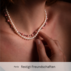 Halskette Perle groß