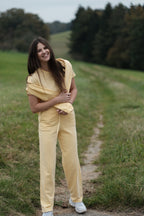 Taurus Pants Gelb - Unisex - extra lang
