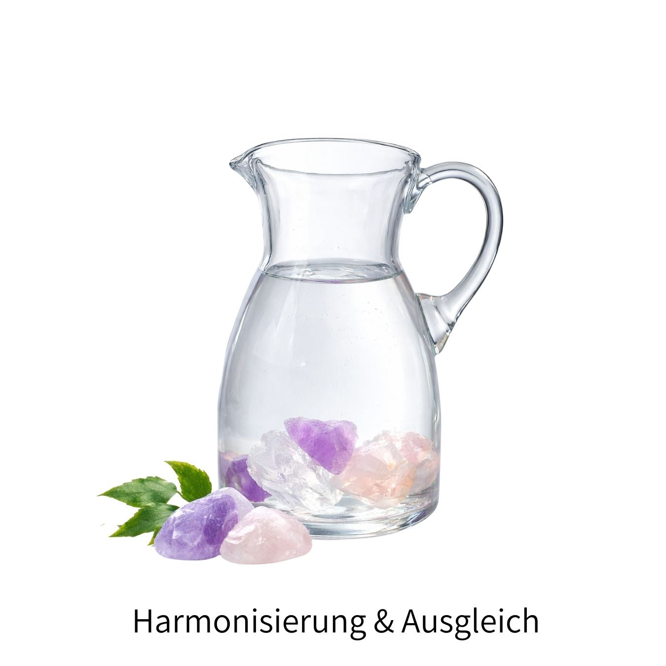 200g Rohsteine für Trinkwasser (Rosenquarz, Bergkristall, Amethyst)