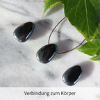 Hämatit Anhänger gebohrt