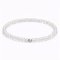 Damen Armband Labradorit weiß