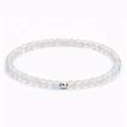 Damen Armband Labradorit weiß