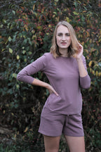 Libra Langarmshirt Lila