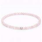 Damen Armband Rosenquarz