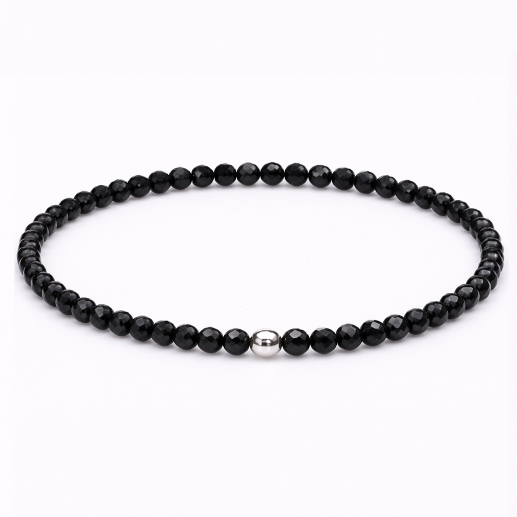 Damen Armband Turmalin schwarz