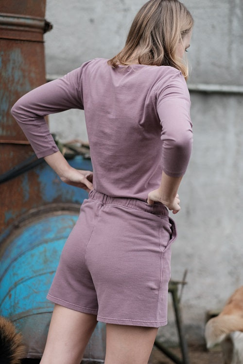 Libra Langarmshirt Lila
